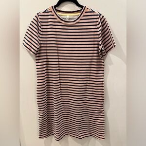 Lou & Grey Striped T-Shirt Dress